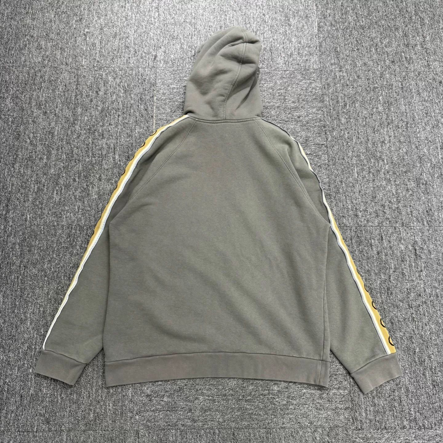 Gucci Gucci Reflective Logo Tape Hoodie Size L Size US L / EU 52-54 / 3 - 8 Thumbnail