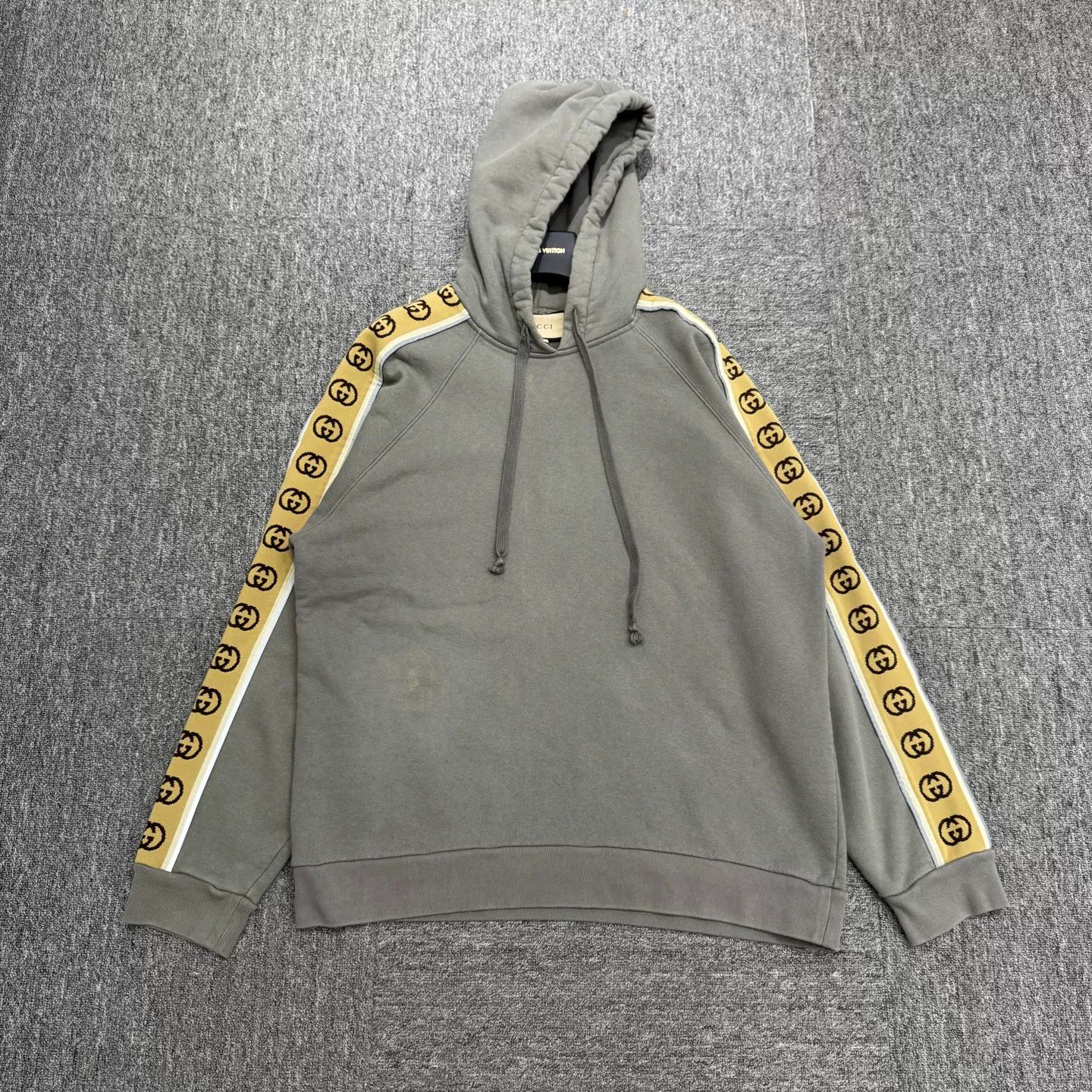 Gucci Gucci Reflective Logo Tape Hoodie Size L Size US L / EU 52-54 / 3 - 2 Thumbnail