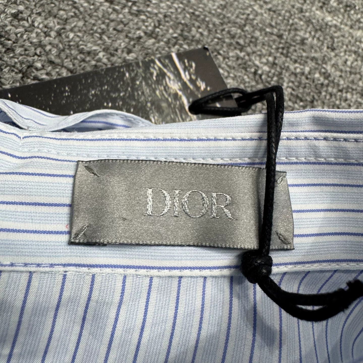 Dior Dior Striped Button Up Shirt Size 41 Size US L / EU 52-54 / 3 - 3 Thumbnail