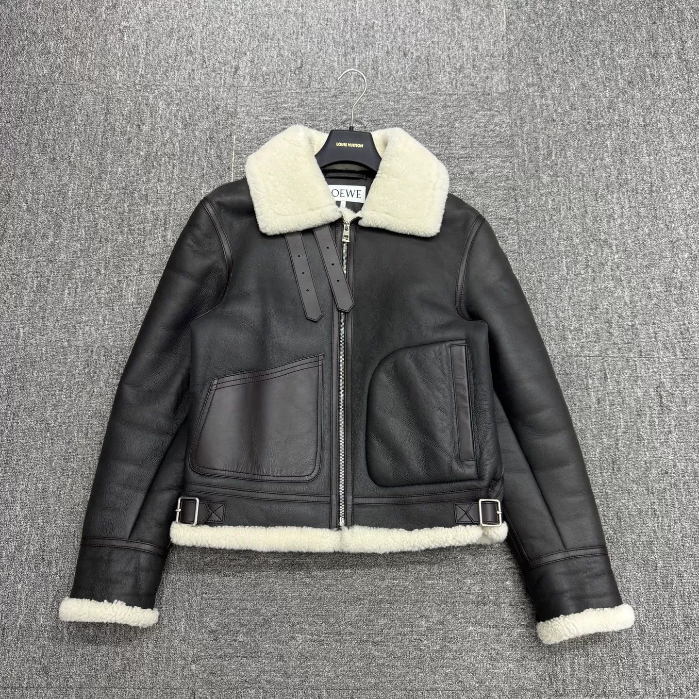 Loewe Loewe Leather Shearling Jacket Size S Size S / US 4 / IT 40 - 2 Thumbnail