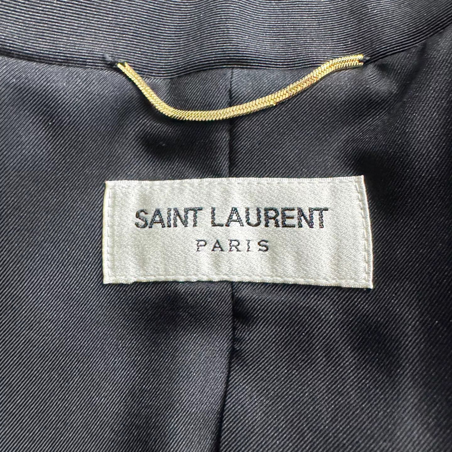 Saint Laurent Paris Saint Laurent Gold Trim Military Jacket F42 Size US XS / EU 42 / 0 - 3 Thumbnail