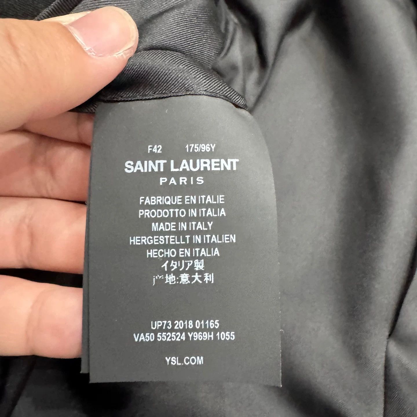Saint Laurent Paris Saint Laurent Gold Trim Military Jacket F42 Size US XS / EU 42 / 0 - 4 Thumbnail