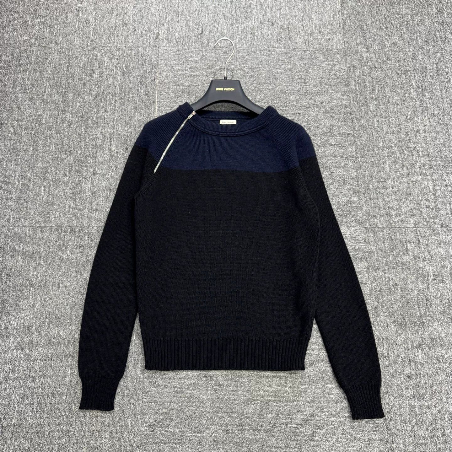 Saint Laurent Paris Saint Laurent Colorblock Zip Sweater Size S Size US S / EU 44-46 / 1 - 2 Thumbnail