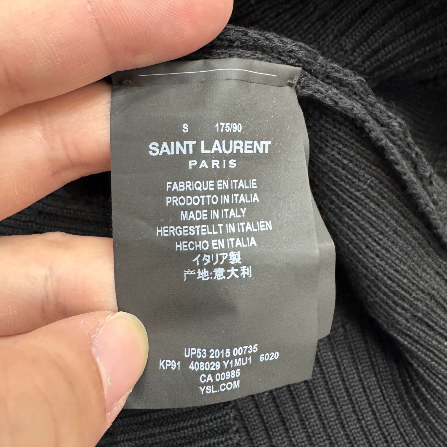 Saint Laurent Paris Saint Laurent Colorblock Zip Sweater Size S Size US S / EU 44-46 / 1 - 4 Thumbnail
