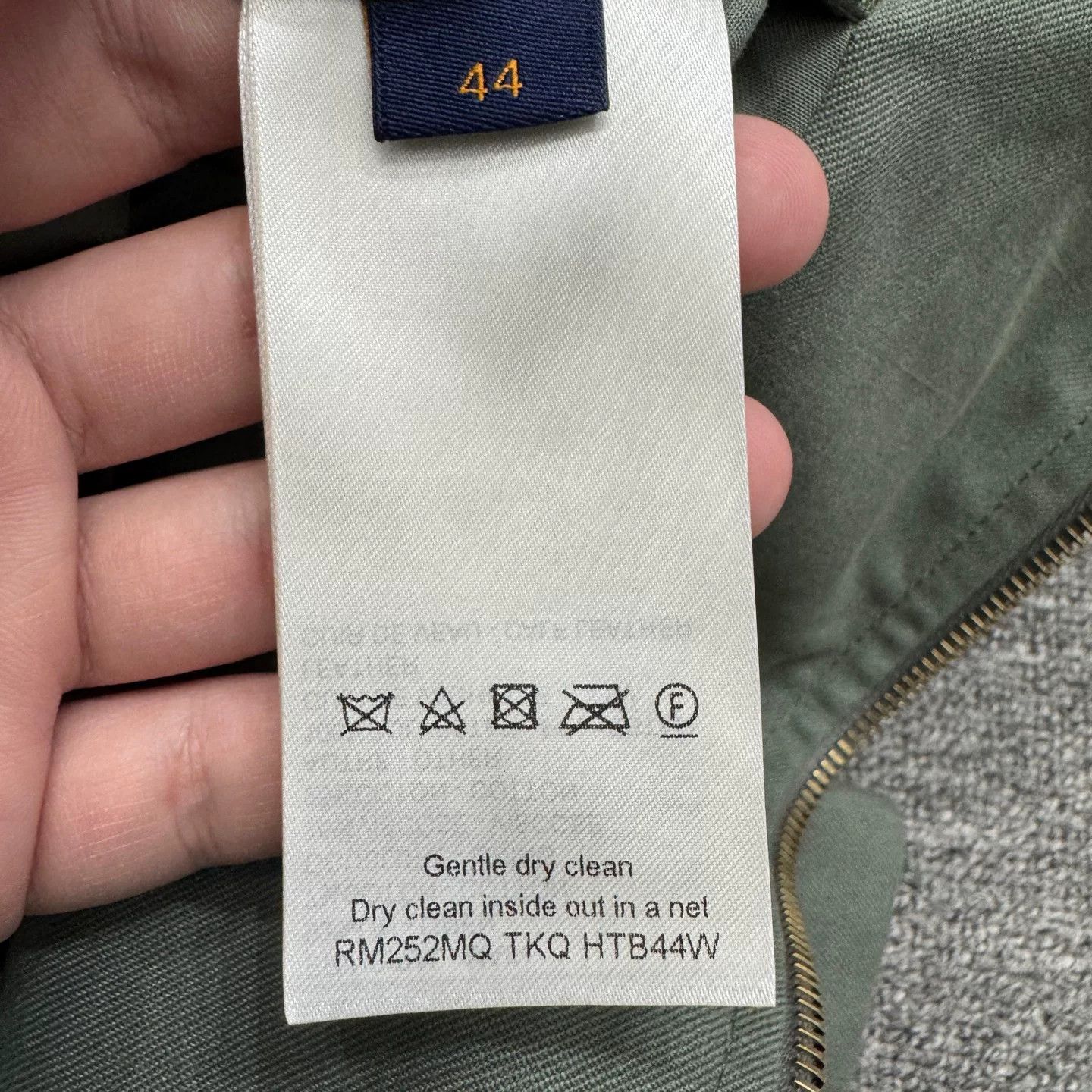 Louis Vuitton Louis Vuitton Green Linen Pocket Jacket Size S Size US S / EU 44-46 / 1 - 4 Thumbnail