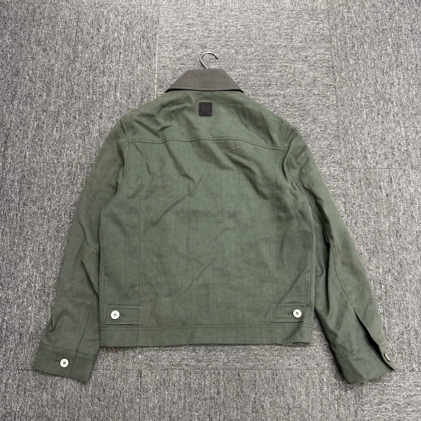 Louis Vuitton Louis Vuitton Green Linen Pocket Jacket Size S Size US S / EU 44-46 / 1 - 6 Thumbnail
