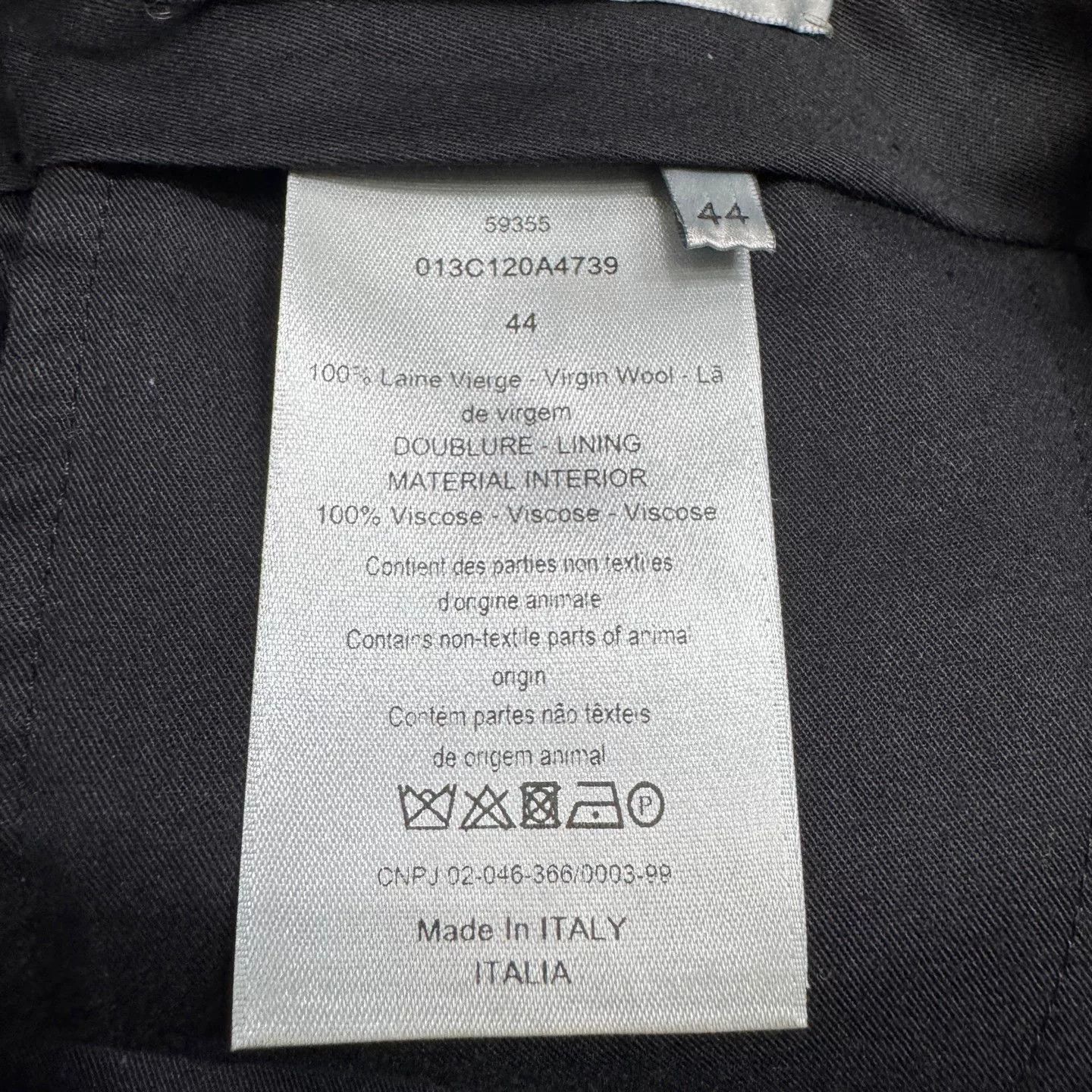 Dior Dior Virgin Wool Casual Pants Size 28 Size US 28 / EU 44 - 4 Thumbnail