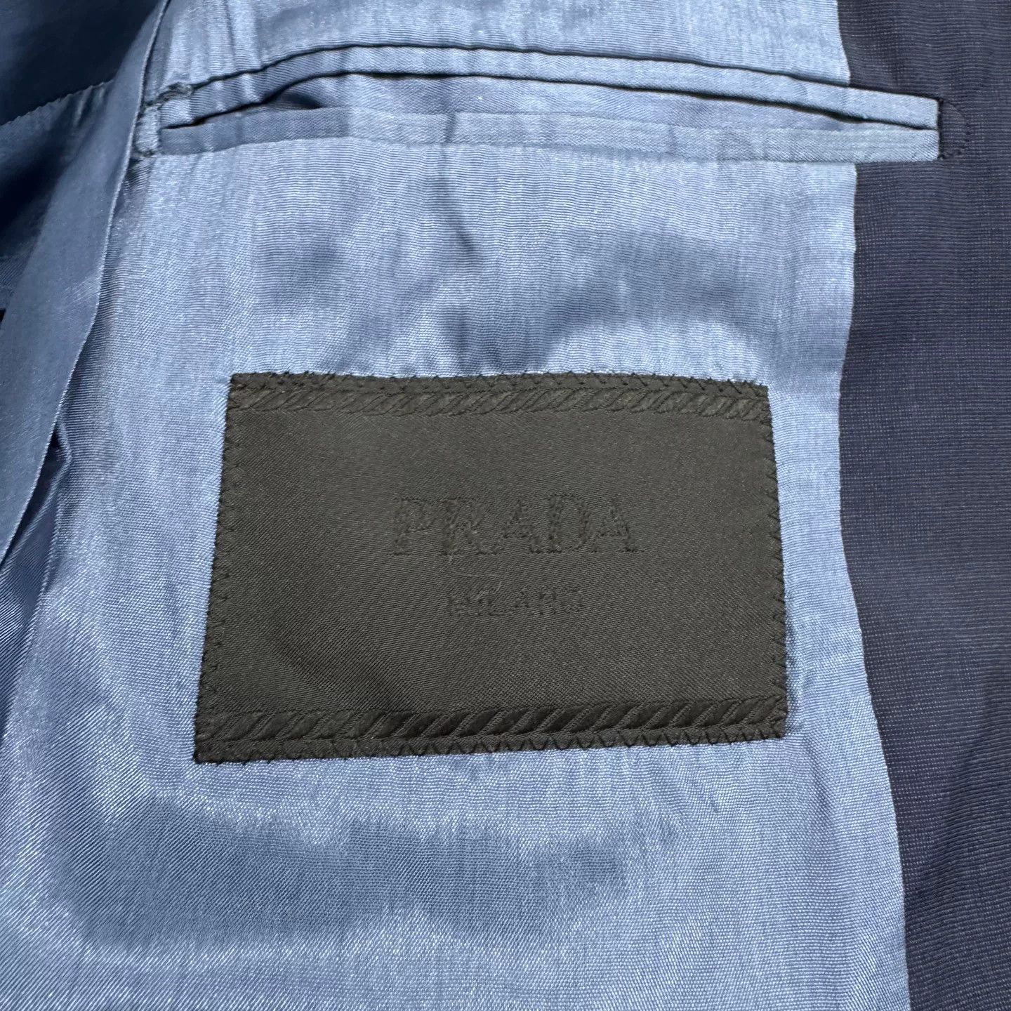 Prada Prada Navy Wool Cashmere Blazer 34R Size 34R - 3 Thumbnail