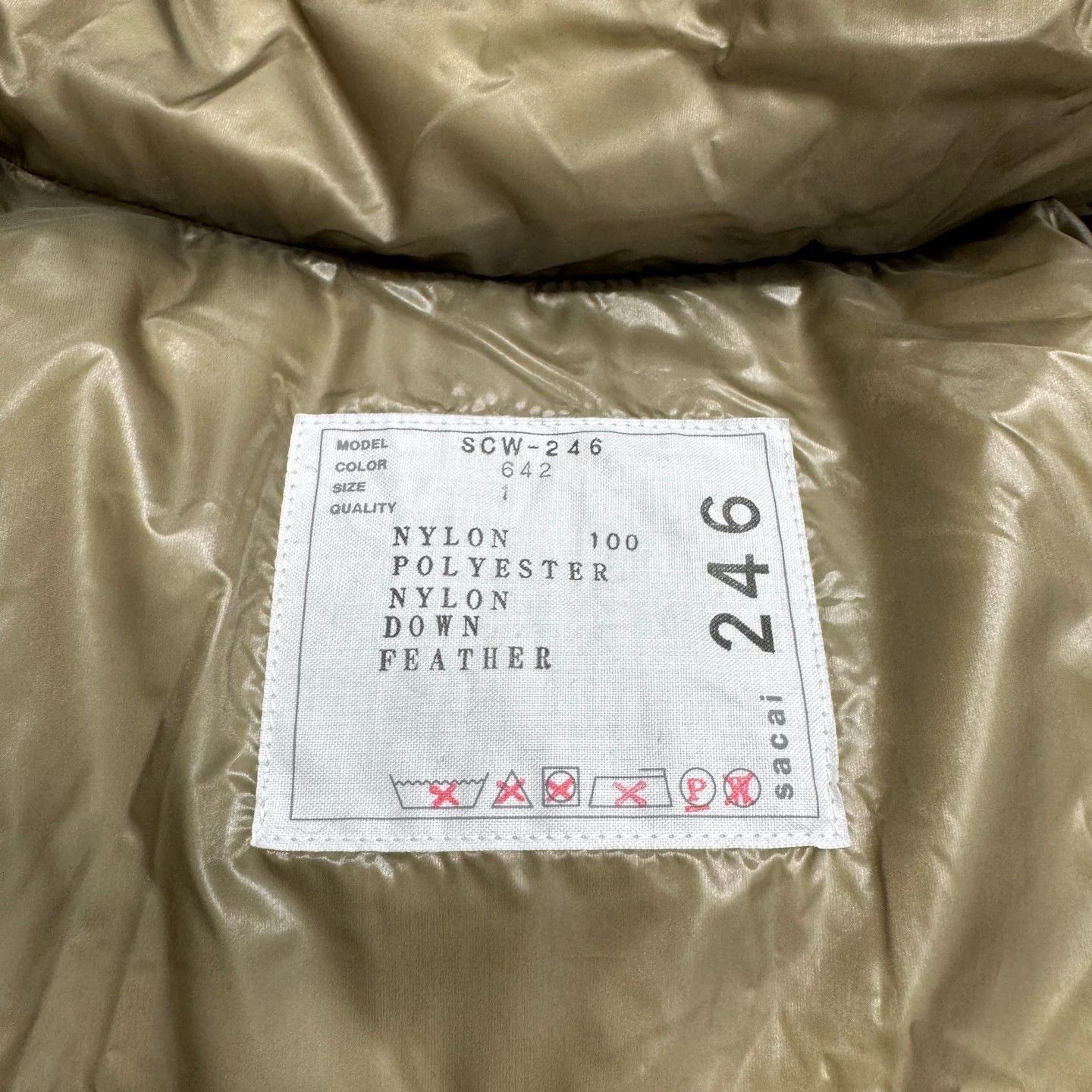 Sacai Sacai Down Puffer Vest Size 1 Size US S / EU 44-46 / 1 - 3 Thumbnail