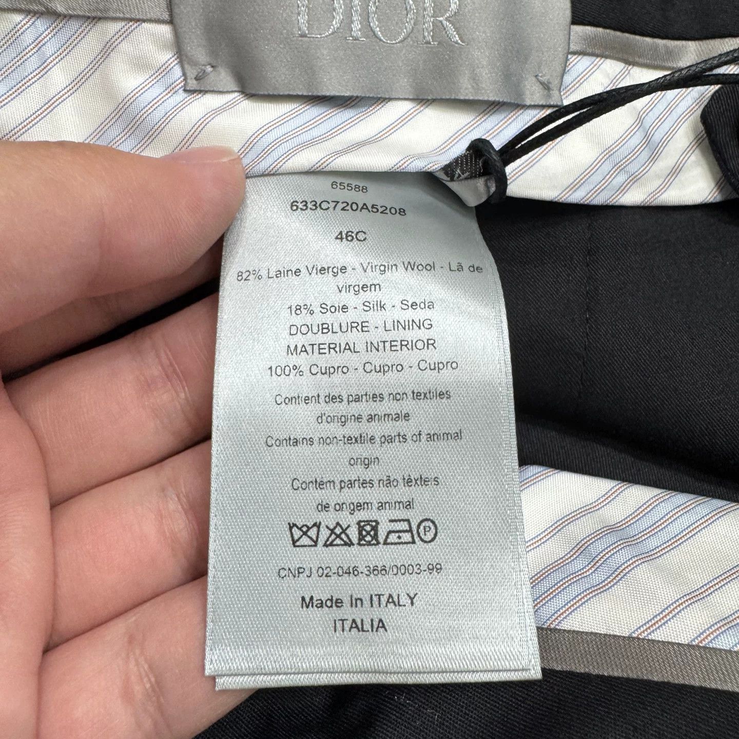 Dior Dior Wool Silk Casual Pants Size 46 Size US 30 / EU 46 - 4 Thumbnail