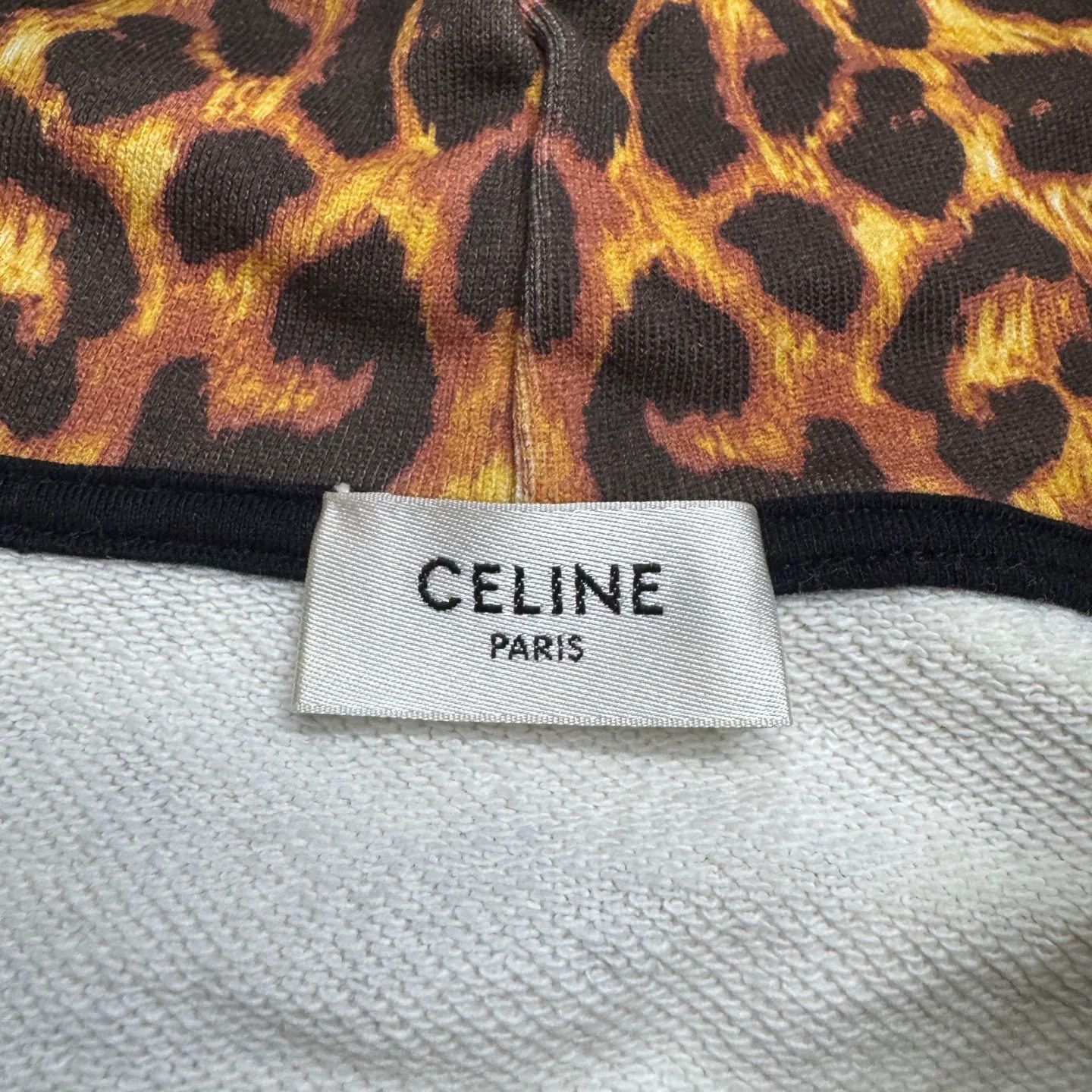 Celine Celine Leopard Print Hoodie Size M Size US M / EU 48-50 / 2 - 3 Thumbnail