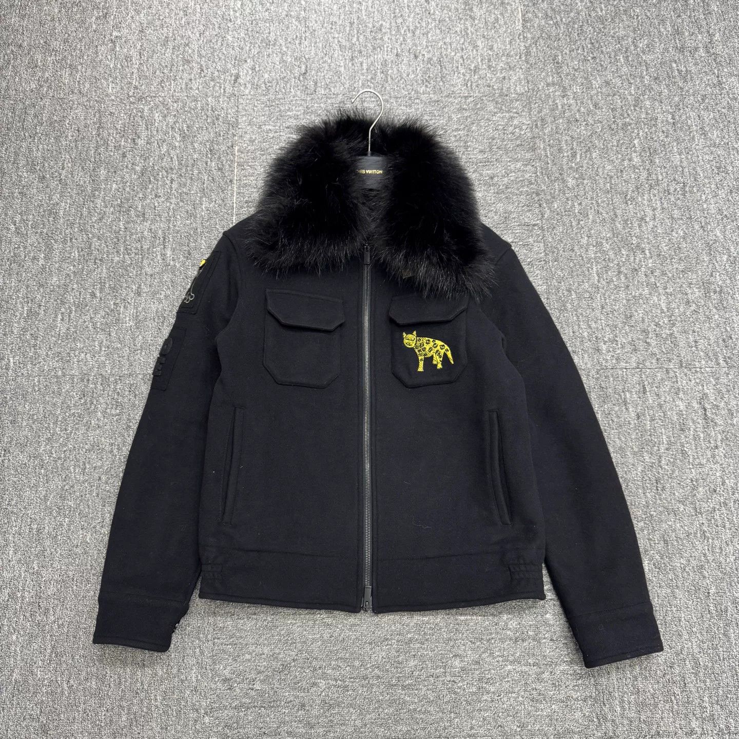 Fendi Fendi Monster Embroidery Fur Collar Bomber Jacket Size 46 Size US S / EU 44-46 / 1 - 2 Thumbnail