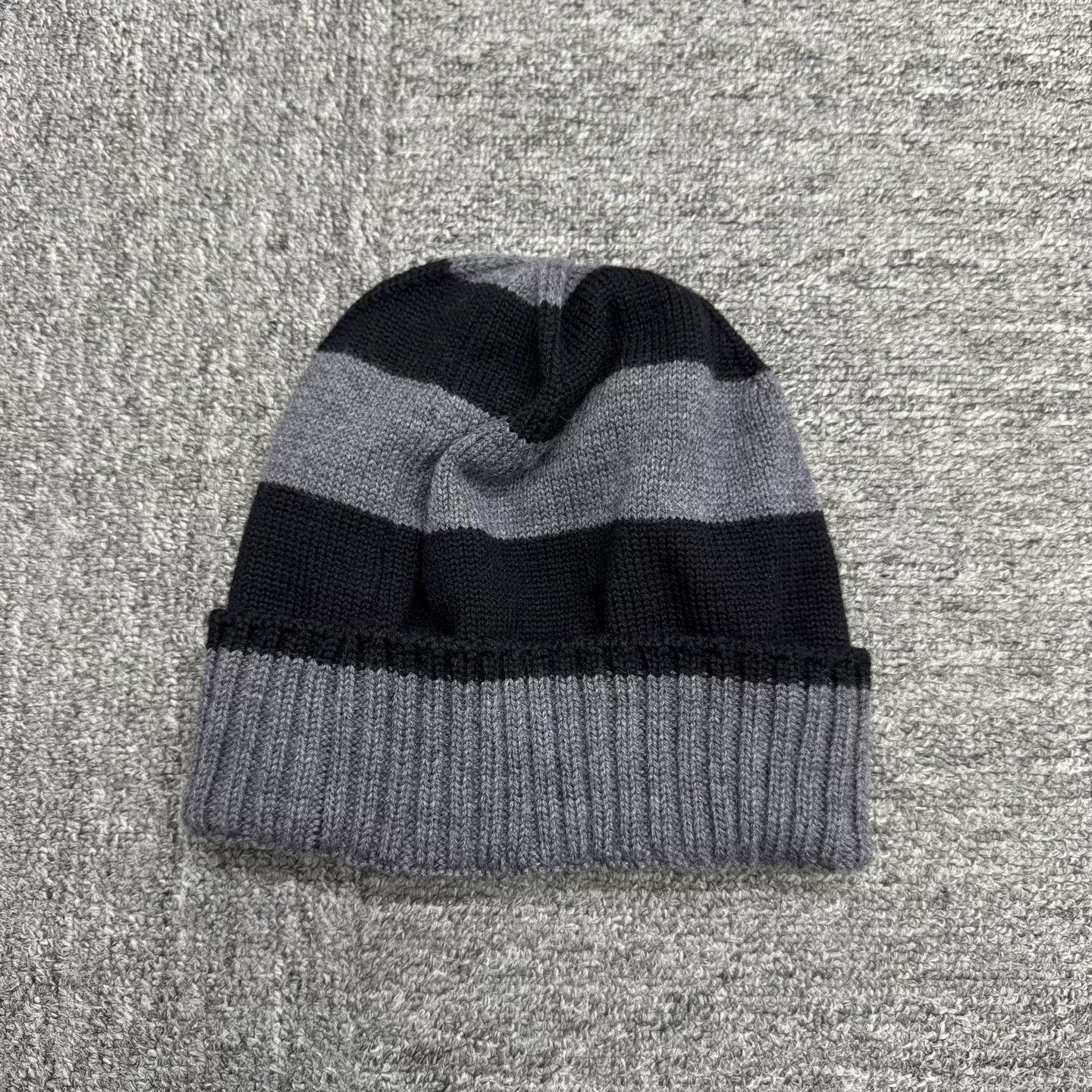 Saint Laurent Paris Saint Laurent Striped Wool Beanie One Size Size ONE SIZE - 3 Thumbnail