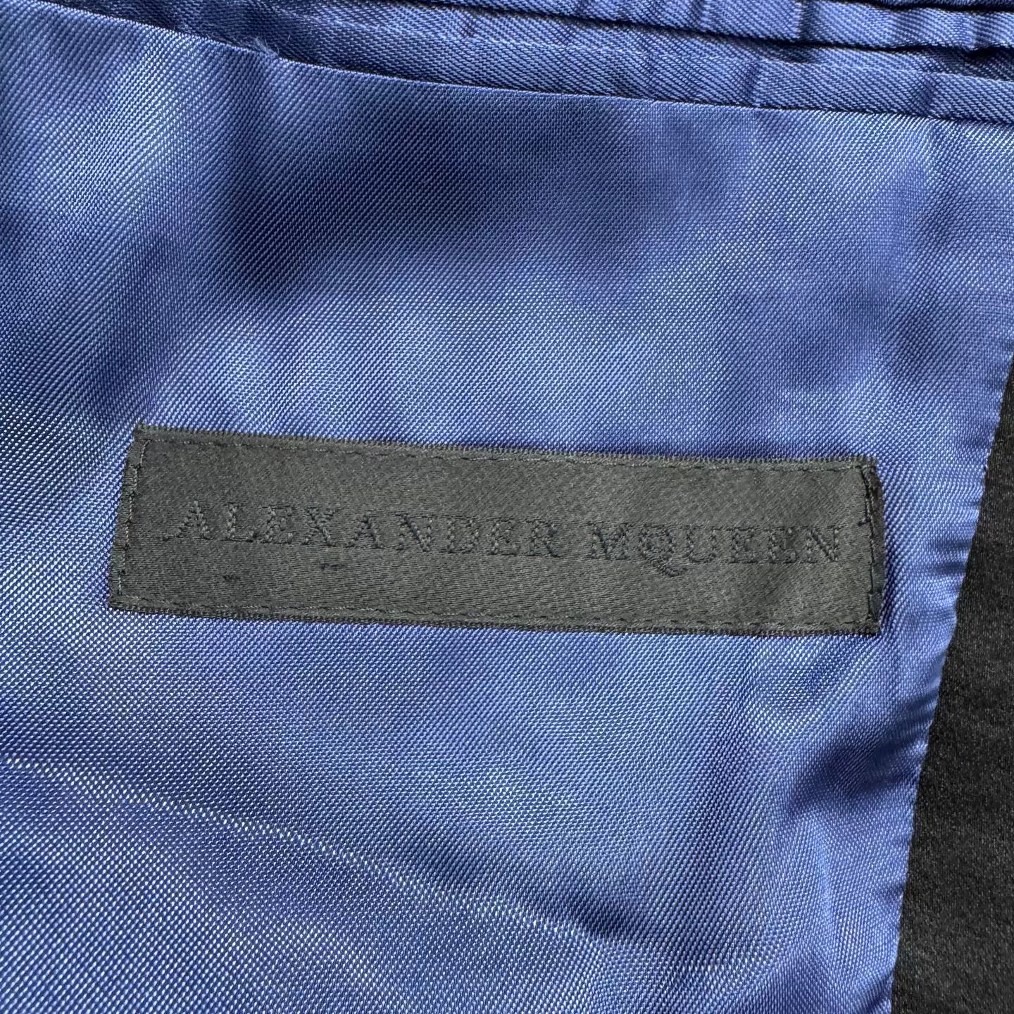 Alexander McQueen Alexander McQueen Blue Wool Blazer Size 40R Size 40R - 3 Thumbnail
