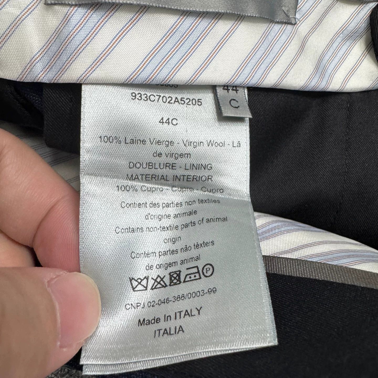 Dior Dior Virgin Wool Trousers Size 28 Size US 28 / EU 44 - 4 Thumbnail