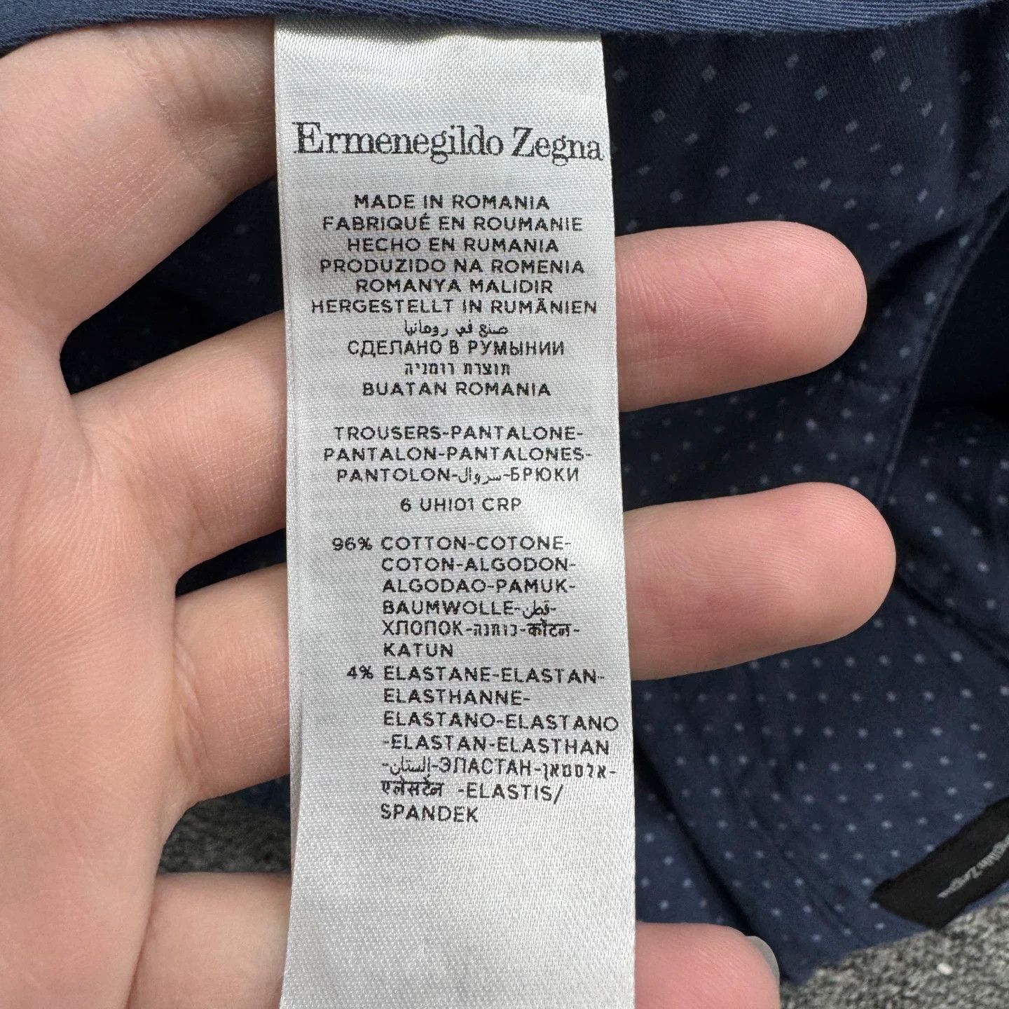 Ermenegildo Zegna Ermenegildo Zegna Cotton Blend Casual Pants Size 40 Size US 40 / EU 56 - 5 Thumbnail