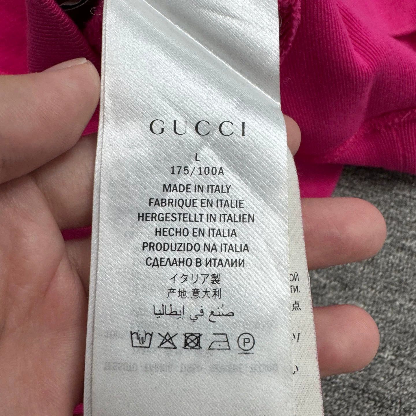 Gucci Gucci Bear GUCCY Sweatshirt Size L Size US L / EU 52-54 / 3 - 5 Thumbnail