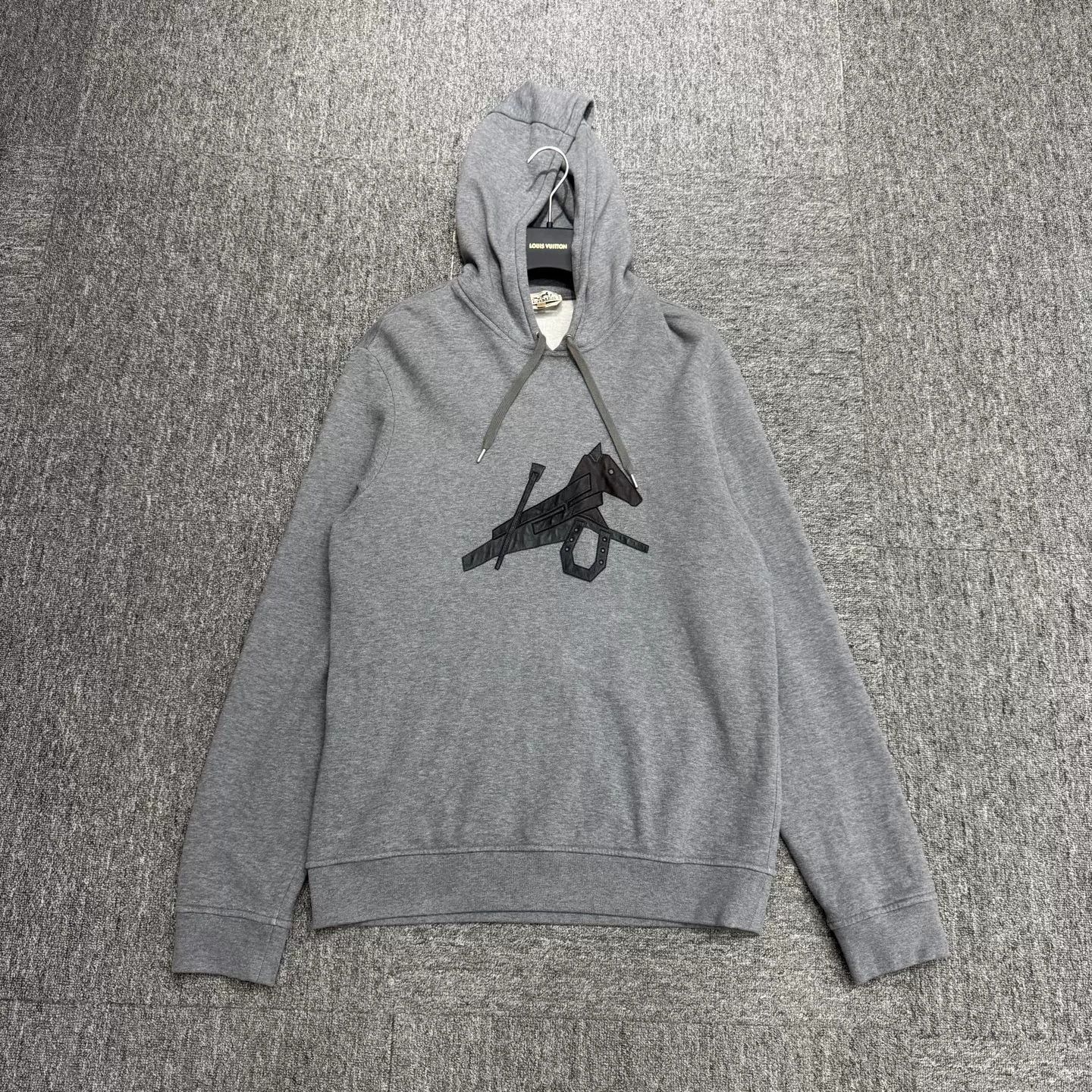 Hermes Hermès Leather Patch Hoodie Size L Size US L / EU 52-54 / 3 - 2 Thumbnail
