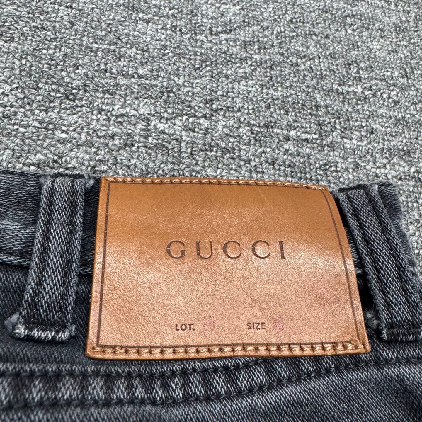 Gucci Gucci Bird Embroidered Washed Denim Jeans Size 30 Size US 30 / EU 46 - 7 Thumbnail