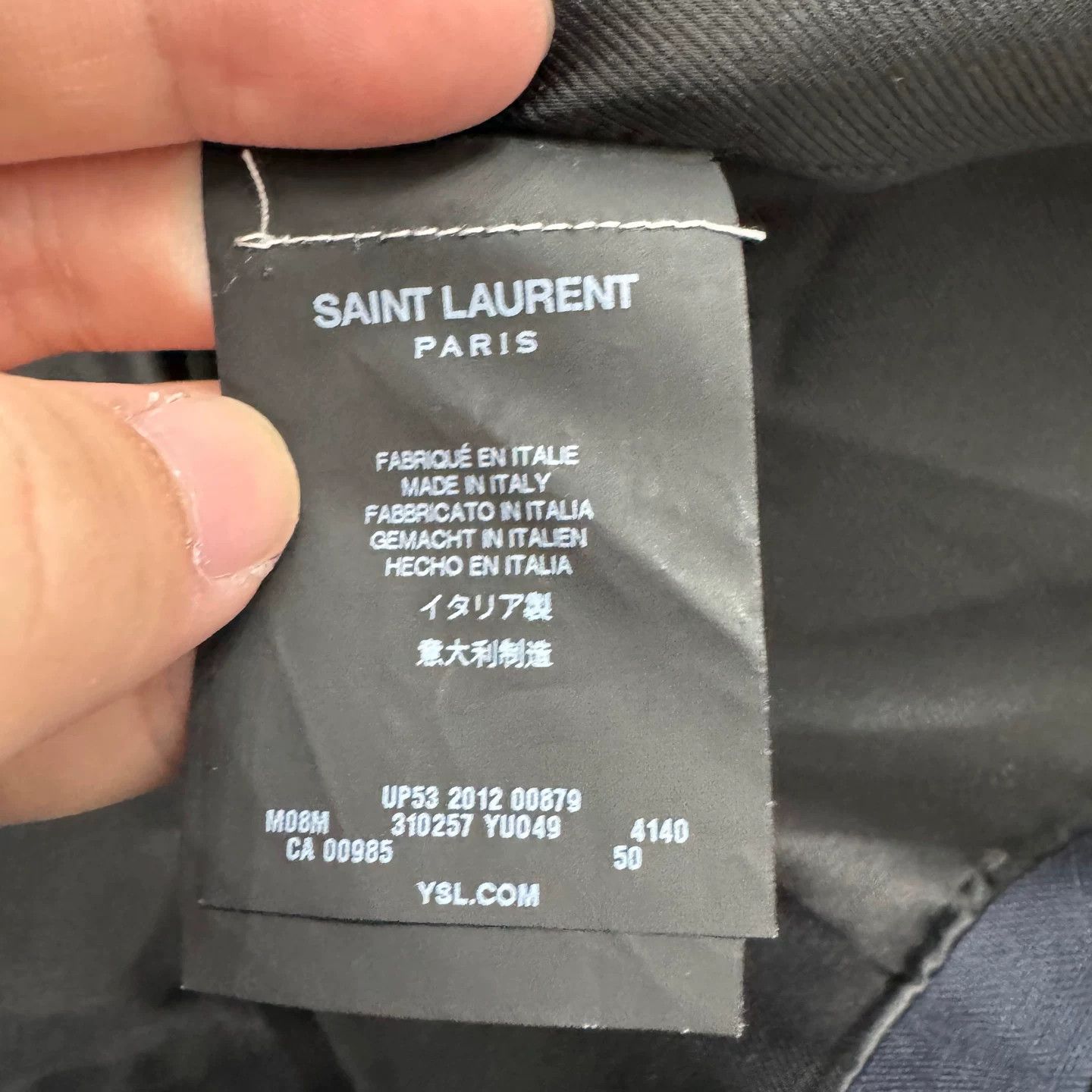 Saint Laurent Paris Saint Laurent Paris Wool Double Breasted Jacket Size M Size US M / EU 48-50 / 2 - 4 Thumbnail