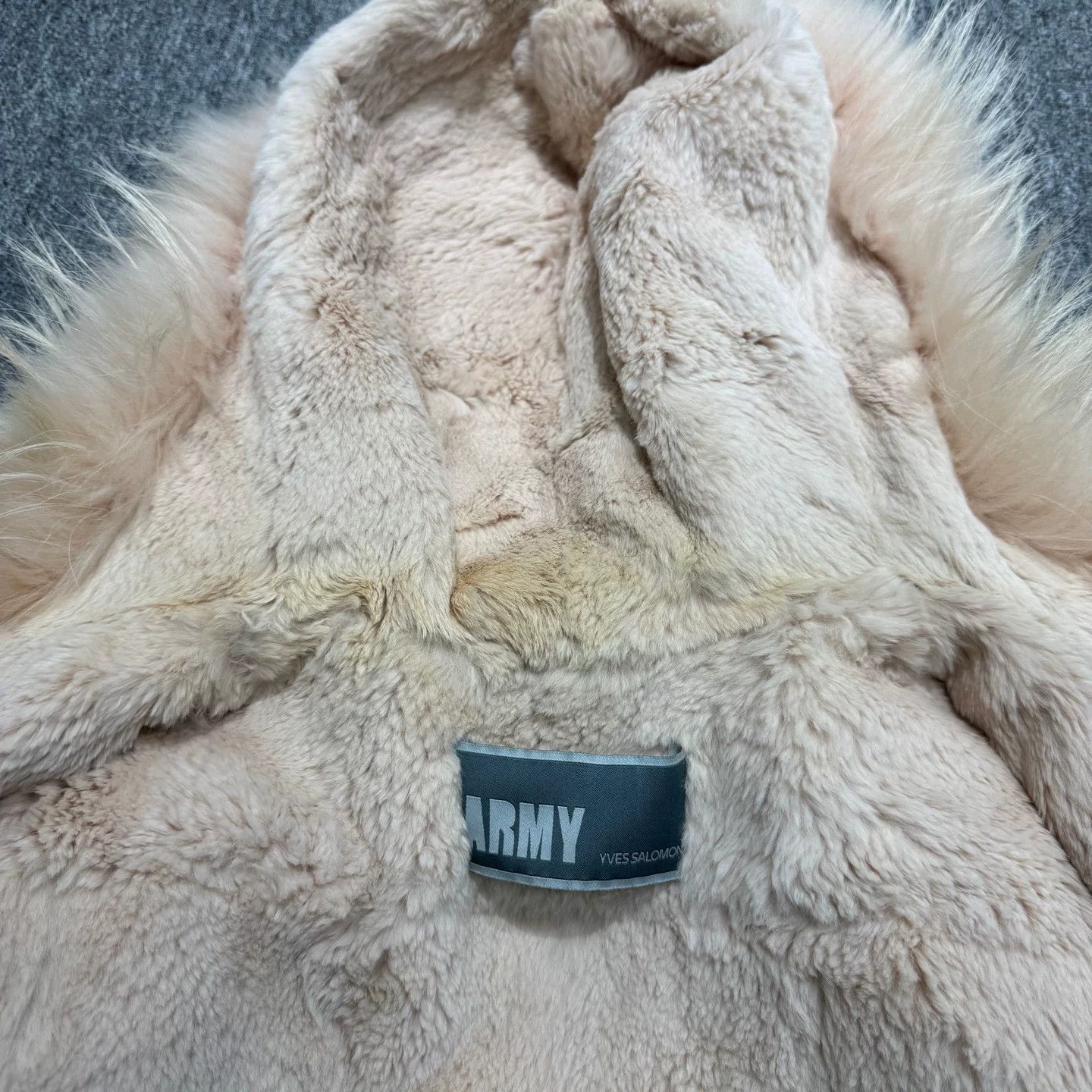 Yves Salomon Yves Salomon Army Fur Lined Denim Jacket Size 36 Size XS / US 0-2 / IT 36-38 - 4 Thumbnail