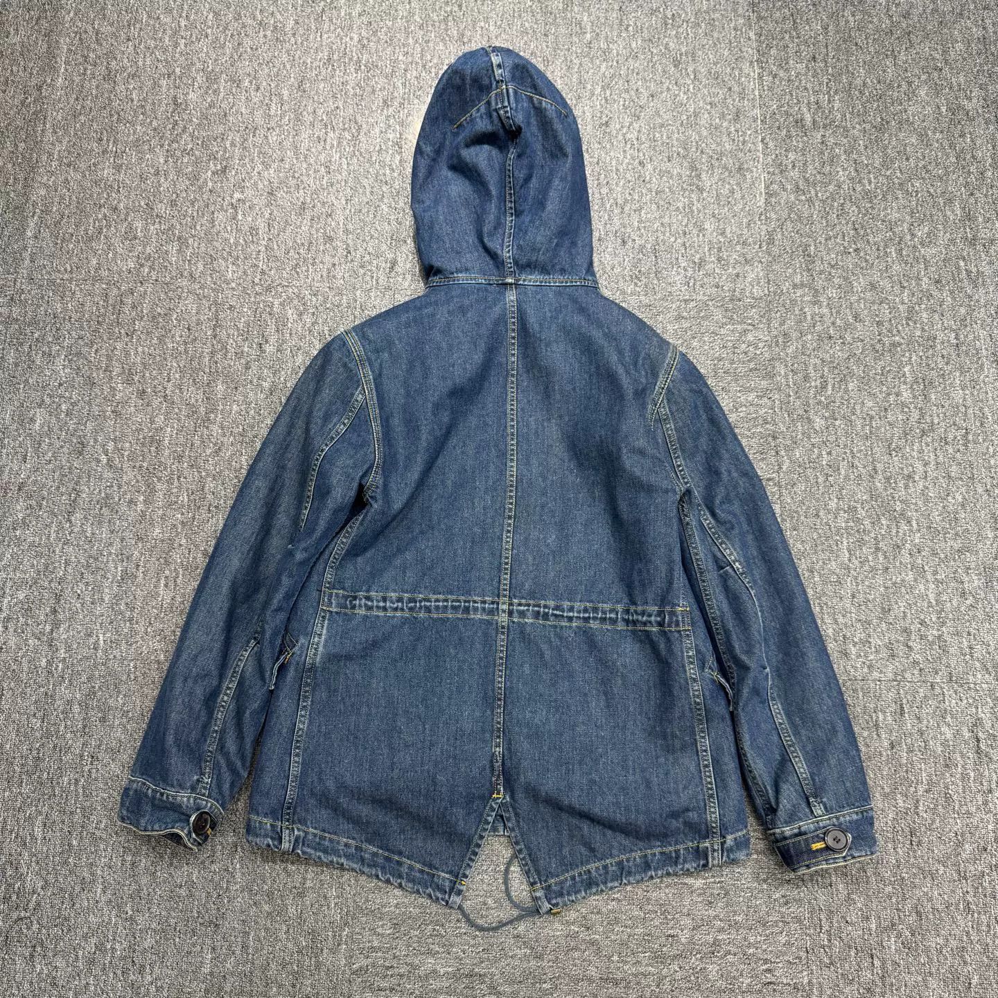 Yves Salomon Yves Salomon Army Fur Lined Denim Jacket Size 36 Size XS / US 0-2 / IT 36-38 - 7 Thumbnail