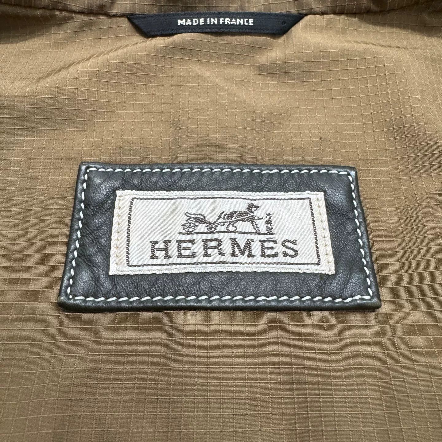 Hermes Hermès Leather Trim Hooded Jacket Size 48 Size US M / EU 48-50 / 2 - 3 Thumbnail