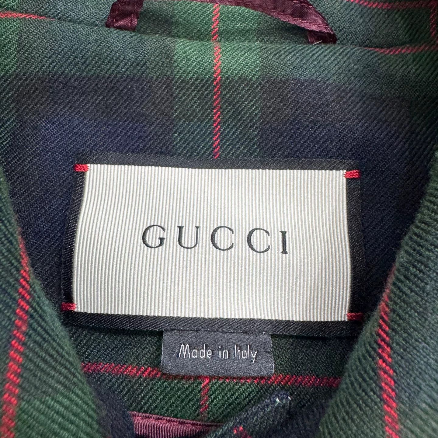 Gucci Gucci Rabbit Embroidery Plaid Coat Size 44 Size US S / EU 44-46 / 1 - 3 Thumbnail