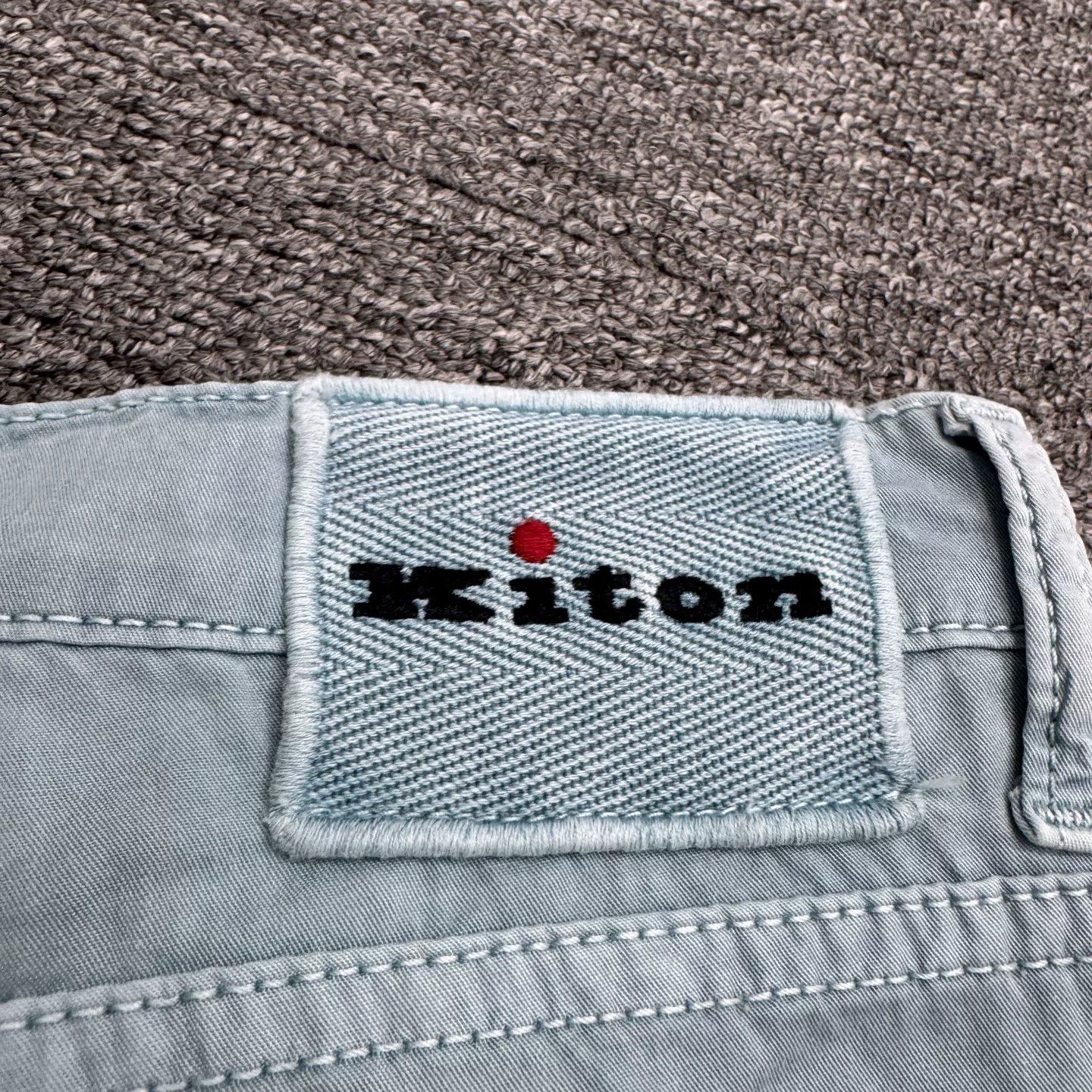 Kiton Kiton Cotton Casual Pants Size 30 Size US 30 / EU 46 - 8 Thumbnail