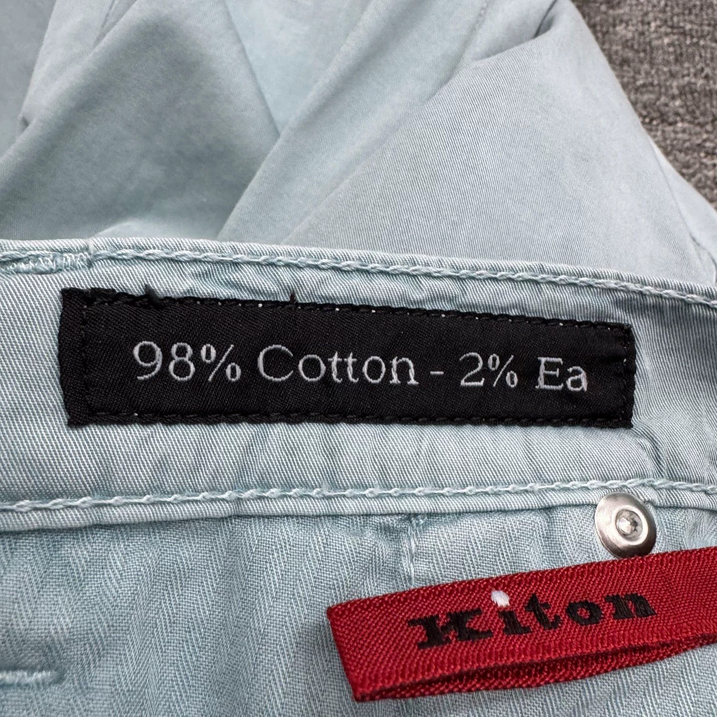 Kiton Kiton Cotton Casual Pants Size 30 Size US 30 / EU 46 - 6 Thumbnail