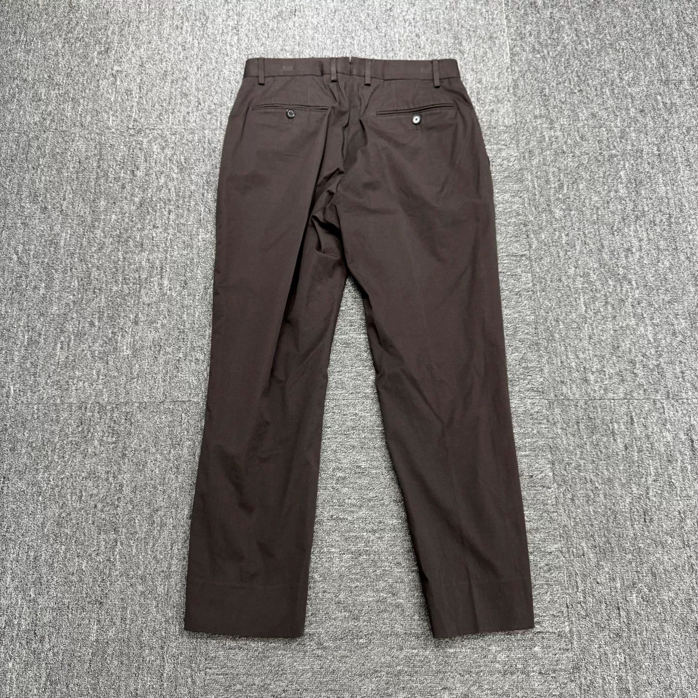 Ermenegildo Zegna Ermenegildo Zegna Brown Cotton Pants Size 34 Size US 34 / EU 50 - 7 Thumbnail
