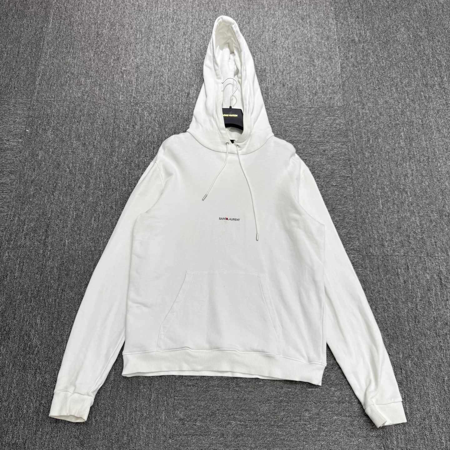 Saint Laurent Paris Saint Laurent Logo Hoodie Size XL Size US XL / EU 56 / 4 - 2 Thumbnail