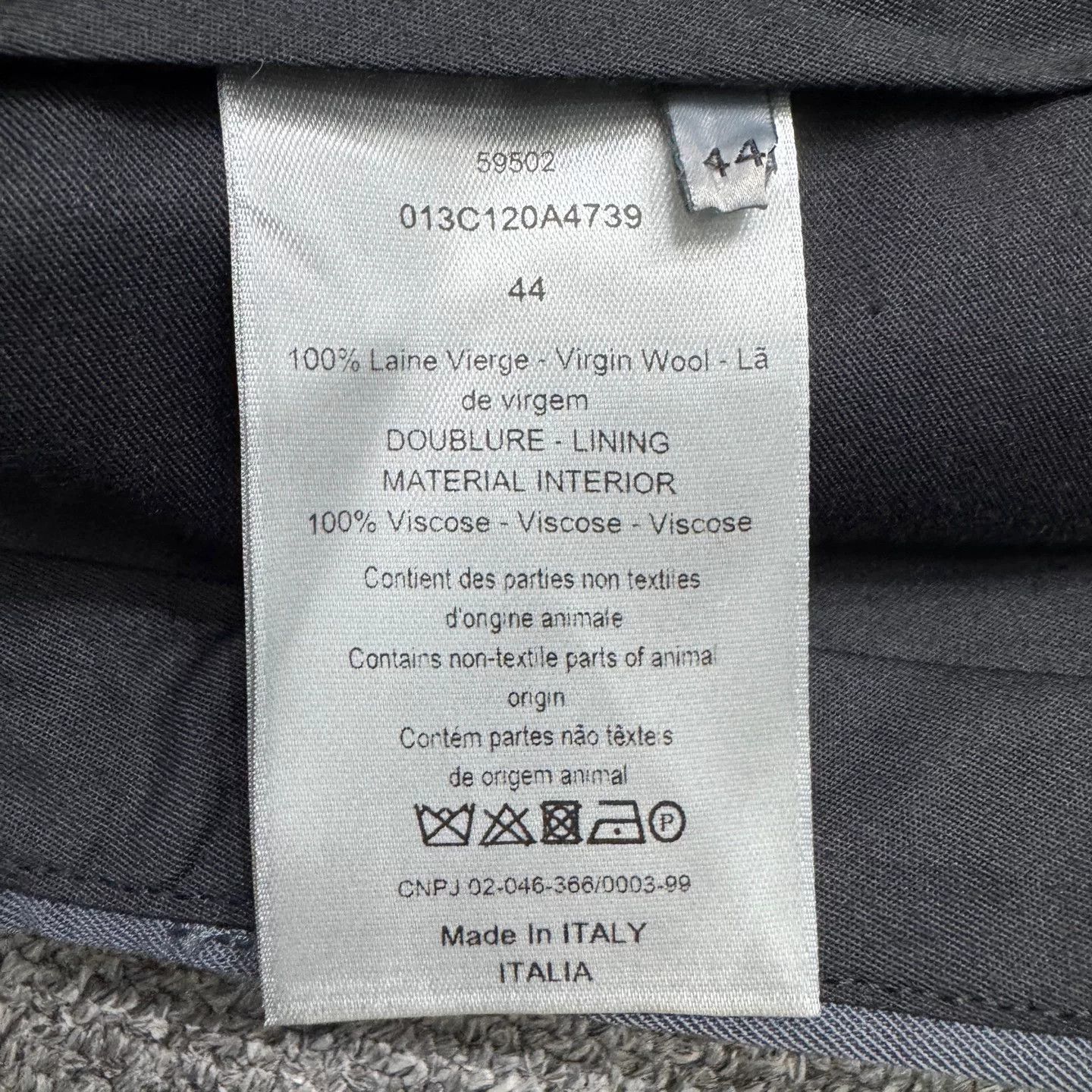 Dior Dior Virgin Wool Casual Pants Size 28 Size US 28 / EU 44 - 4 Thumbnail