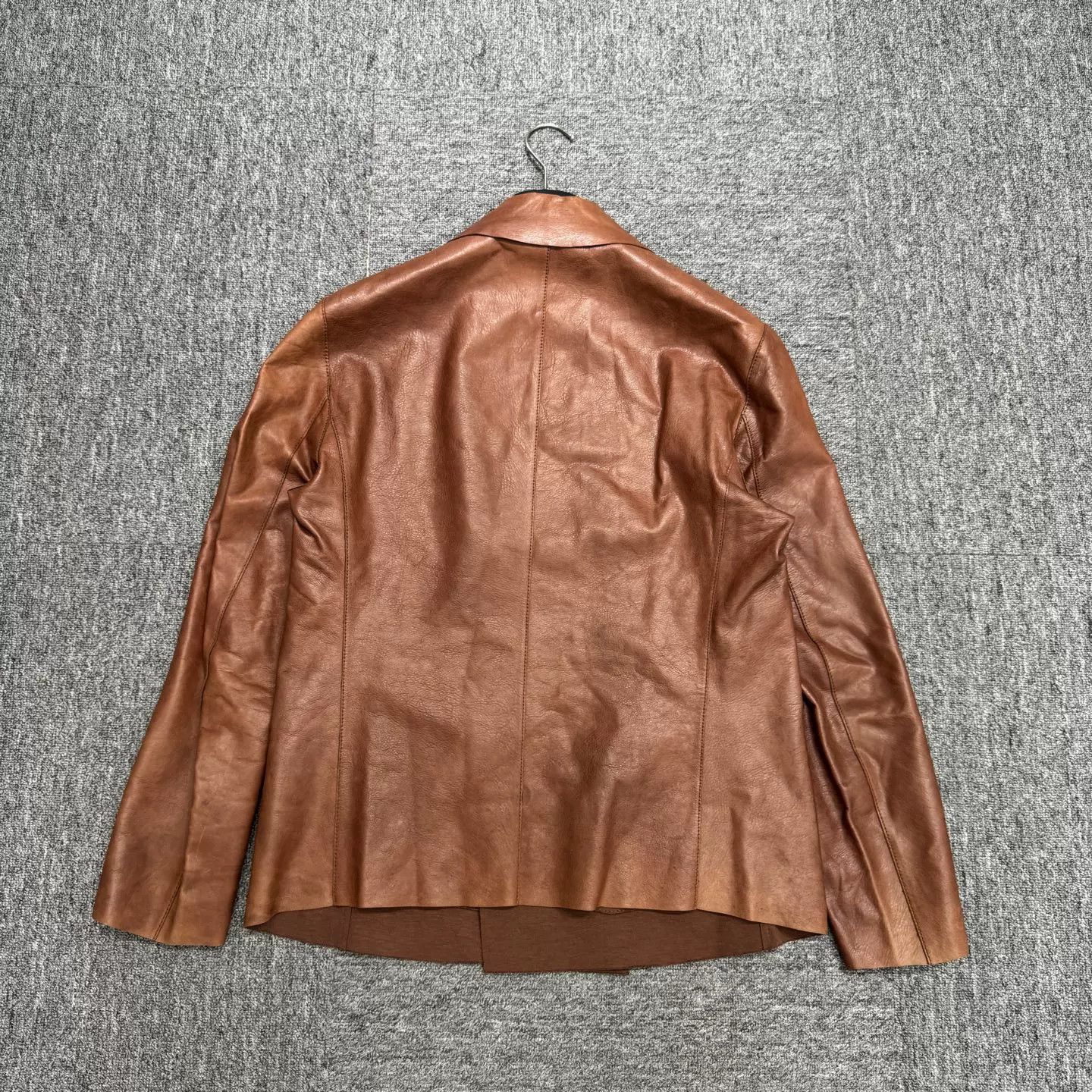 Giorgio Armani Giorgio Armani Lamb Leather Double Breasted Jacket Size 50 Size US M / EU 48-50 / 2 - 8 Thumbnail