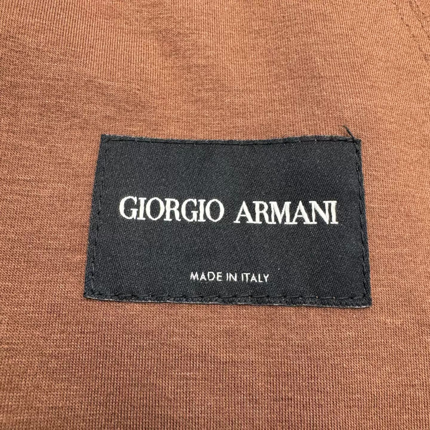 Giorgio Armani Giorgio Armani Lamb Leather Double Breasted Jacket Size 50 Size US M / EU 48-50 / 2 - 5 Thumbnail