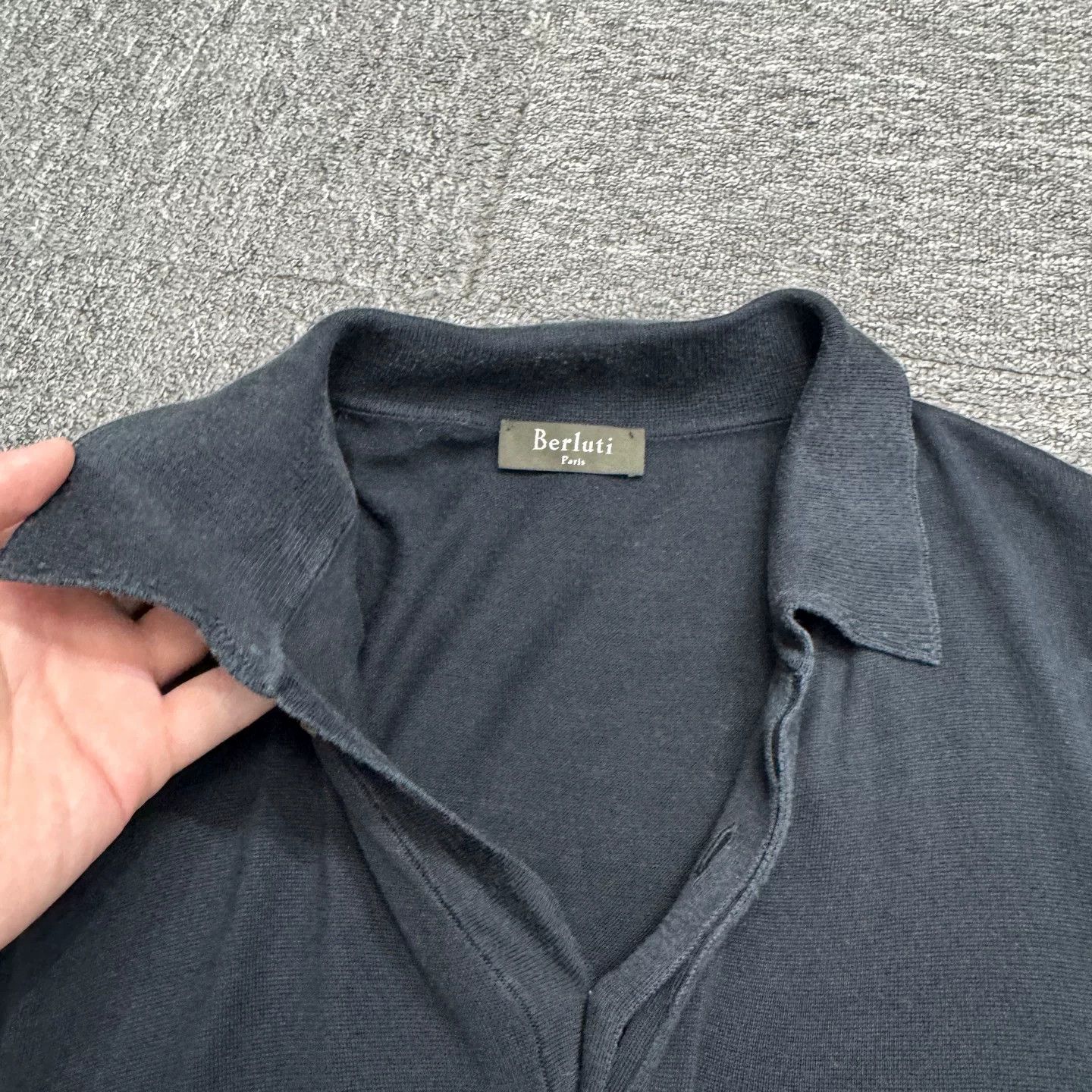 Berluti Berluti Silk Polo Shirt Size S Size US S / EU 44-46 / 1 - 3 Thumbnail