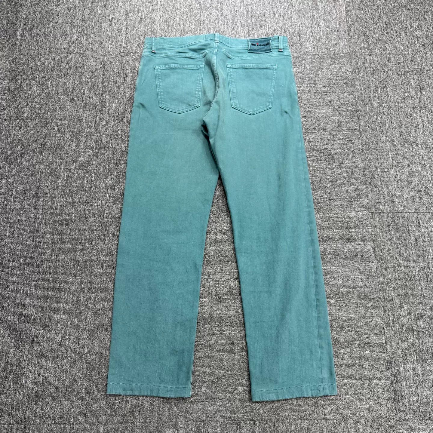 Kiton Kiton Teal Cotton Blend Jeans Size 36 Size US 36 / EU 52 - 6 Thumbnail