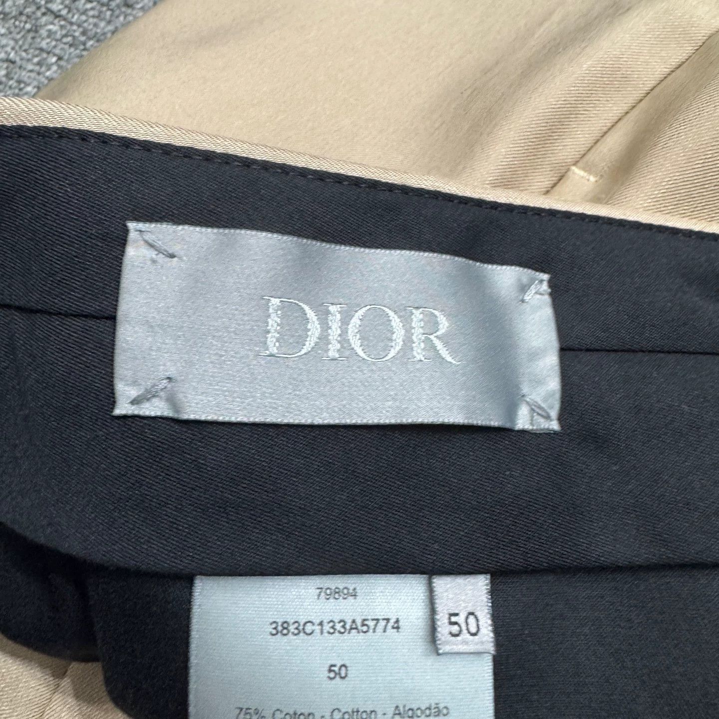 Dior Dior Cotton Silk Blend Casual Pants Size 50 Size US 34 / EU 50 - 3 Thumbnail