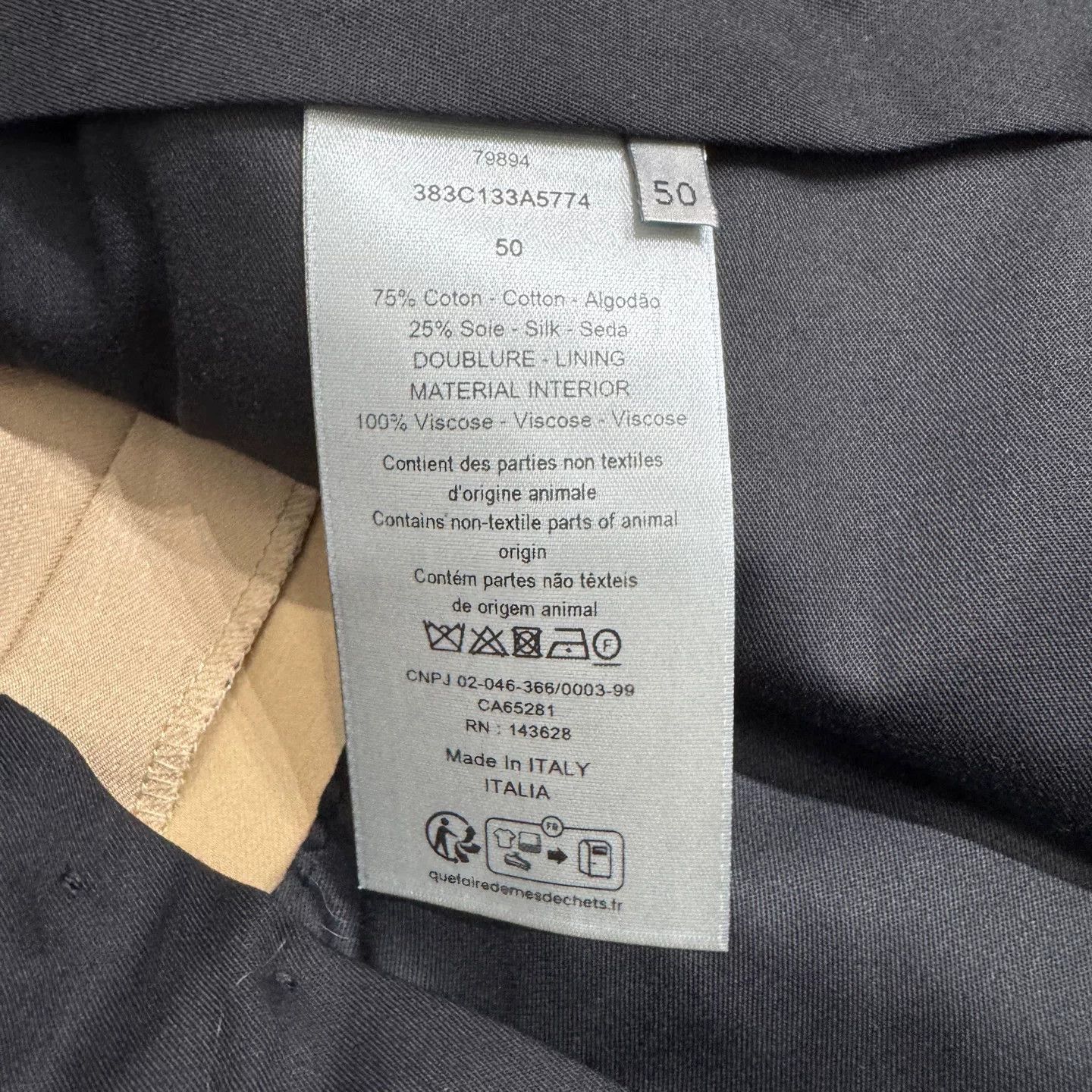 Dior Dior Cotton Silk Blend Casual Pants Size 50 Size US 34 / EU 50 - 4 Thumbnail