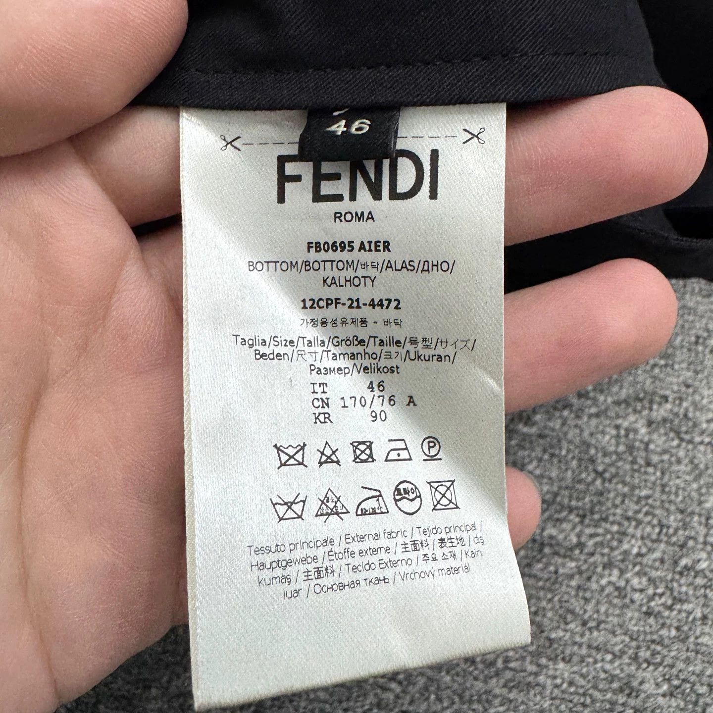 Fendi Fendi FF Monogram Print Shorts Size 30 Size US 30 / EU 46 - 4 Thumbnail
