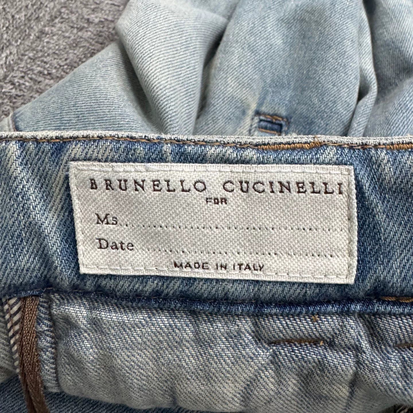 Brunello Cucinelli Brunello Cucinelli Light Wash Jeans Size 40 Size 27" / US 4 / IT 40 - 3 Thumbnail