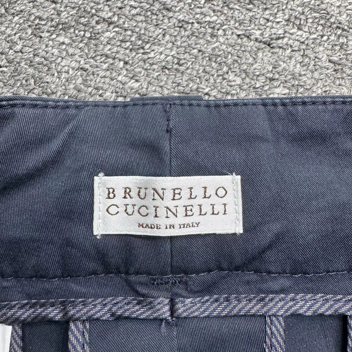 Brunello Cucinelli Brunello Cucinelli Navy Casual Pants Size 28 Size US 28 / EU 44 - 4 Thumbnail