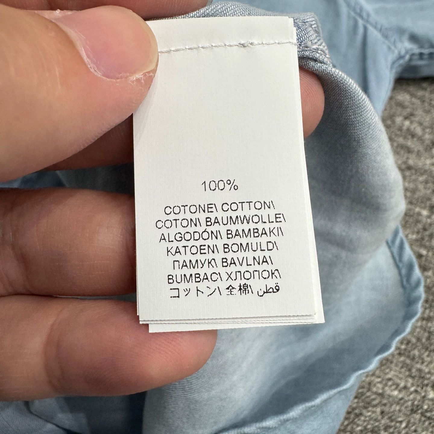Brunello Cucinelli Brunello Cucinelli Cotton Denim Shirt Size S Size US S / EU 44-46 / 1 - 4 Thumbnail