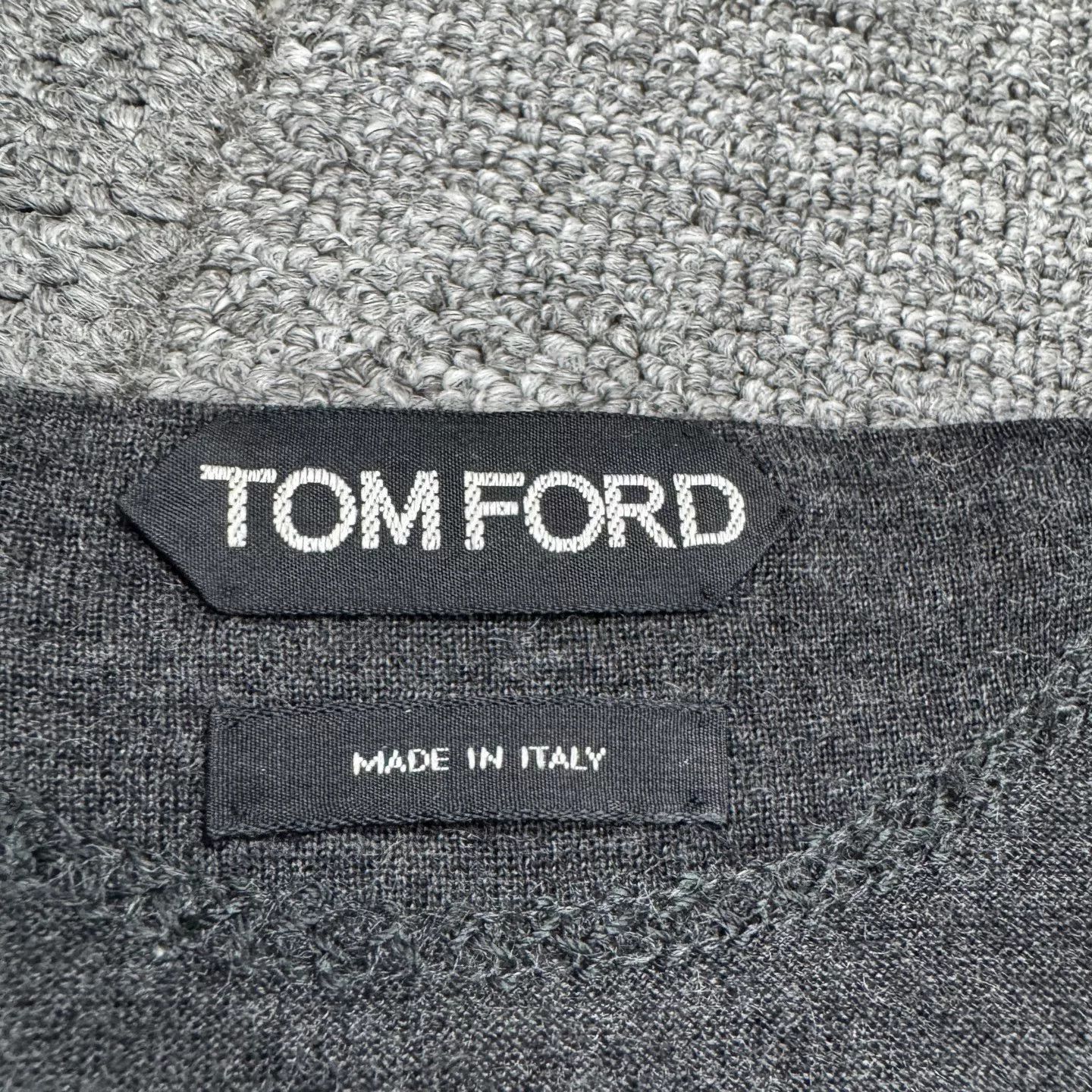 Tom Ford Tom Ford Cashmere Henley Sweater Size L Size US L / EU 52-54 / 3 - 3 Thumbnail