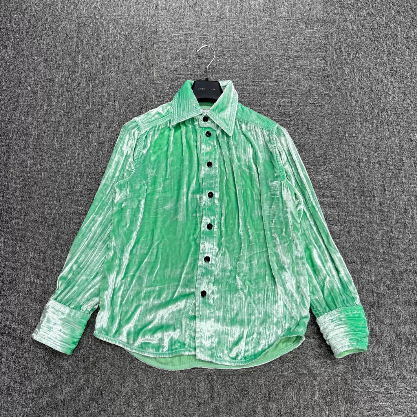 Bottega Veneta Bottega Veneta Velvet Shirt Size XXS Size US XXS / EU 40 - 2 Thumbnail
