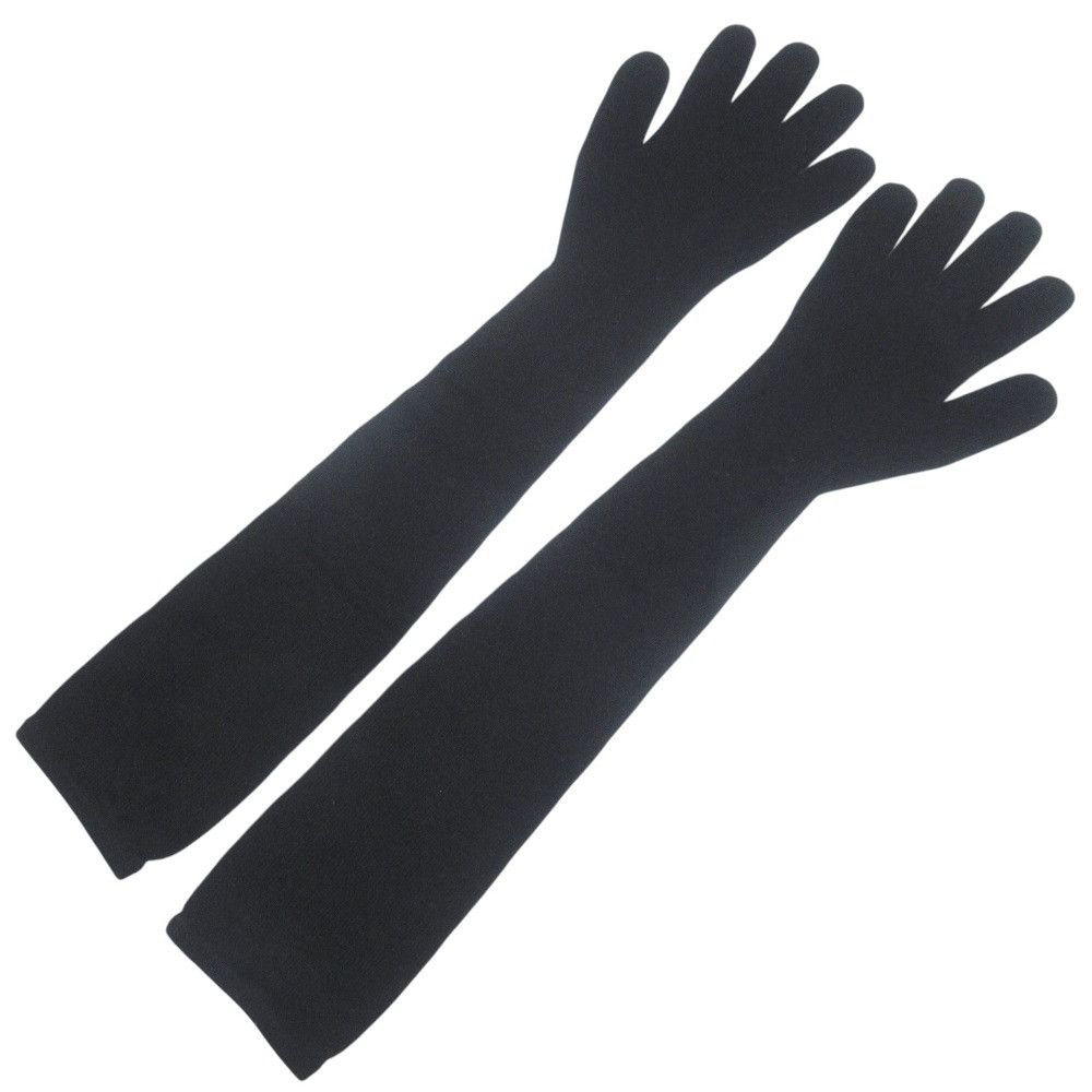 Hermes Hermes Hermes Cashmere Long Gloves Textile Gloves DUTY FREE for USA Size ONE SIZE - 2 Thumbnail