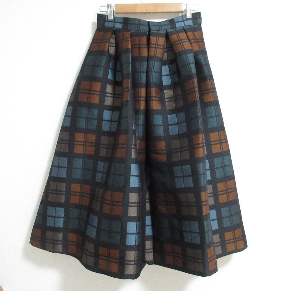 Other Other Sov Double Standard Clothing Check Jacquard Skirt Textile Skirts 0302-440-253 DUTY FREE for USA Size ONE SIZE - 2 Thumbnail