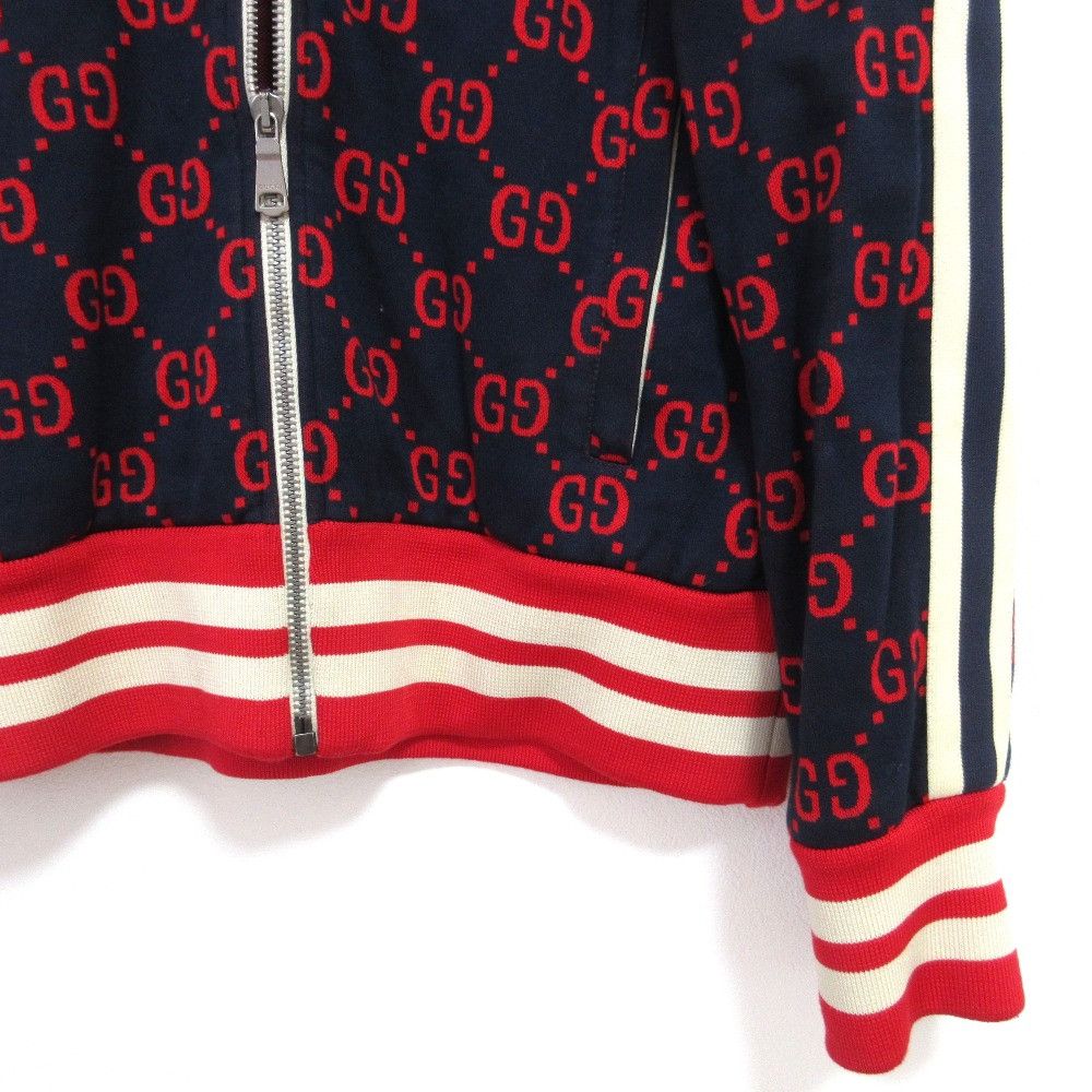 Gucci Gucci Gucci GG Jacquard Track Jacket Textile Outerwear 496919 DUTY FREE for USA Size ONE SIZE - 5 Thumbnail