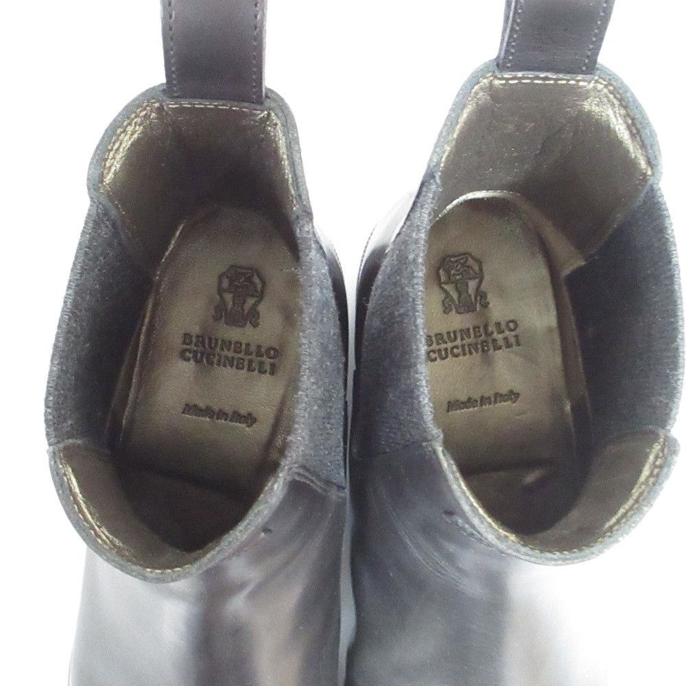 Brunello Cucinelli Brunello Cucinelli Brunello Cucinelli Wool Chelsea Boots Textile Shoes DUTY FREE for USA Size ONE SIZE - 5 Thumbnail