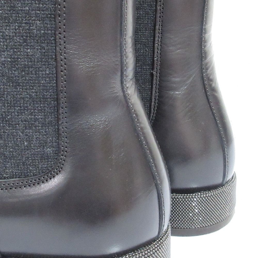 Brunello Cucinelli Brunello Cucinelli Brunello Cucinelli Wool Chelsea Boots Textile Shoes DUTY FREE for USA Size ONE SIZE - 15 Thumbnail